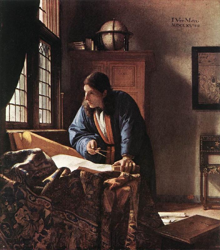 Jan Vermeer The Geographer